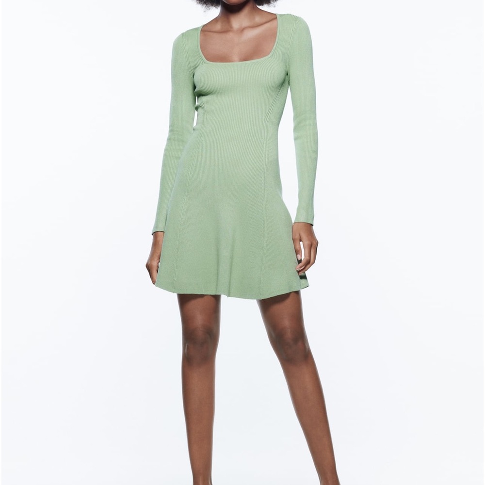 Zara knit mini dress